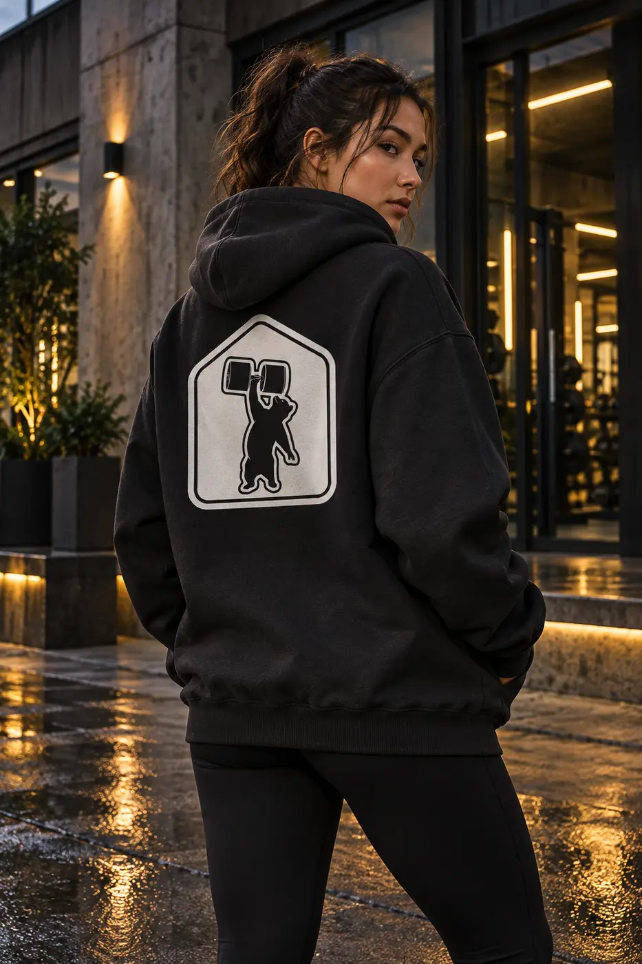Casa Fitness Heavy Hoodie im urbanen Streetstyle